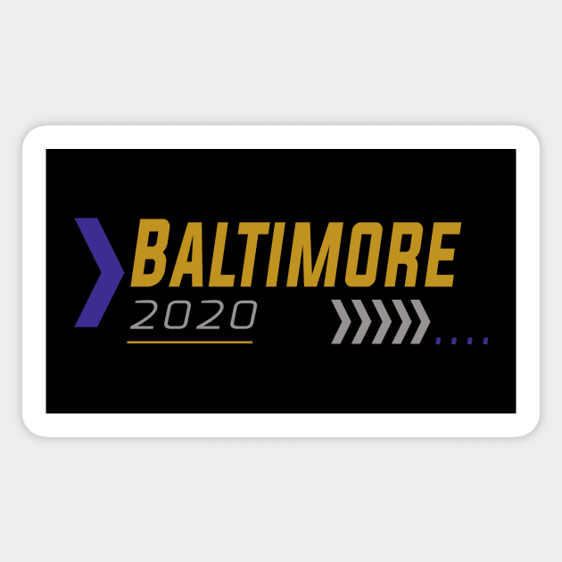 Baltimore Football Team Sticker by igzine